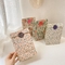 Petit sac de papier plié floral de cadeau de mariage actuel des sacs en papier 30gsm-160gsm de poignée