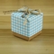 Le contrôle modèle le boîte-cadeau de faveur de mariage de la boîte de place de papier de bonbons au chocolat 260gsm