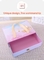 Le boîte-cadeau de relief par carton du pourpre 2mm d'imagination avec retirent le tiroir