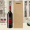 Emballage drawstringfabric non-toxique de sac de bouteille de vin de sac de papier de vin rouge des sacs en papier CMYK de bouteille de vin de GV d'OIN
