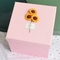 Caisse d'emballage rose noire de robe de mariage de carton de boîte de papier du mariage 210gsm-400gsm