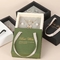Collier écologique de boîte d'emballage de cadeau du carton 10x10x3.5 et boîte-cadeau de boucle d'oreille