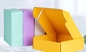 Boîtes ondulées faites sur commande 9x6x3 9x6x4 d'annonce de couleur de sucrerie d'habillement