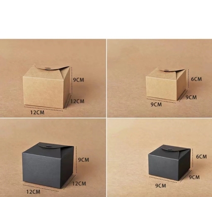 Emballage personnalisé Boîte en papier kraft avec impression CMYK et structure personnalisée